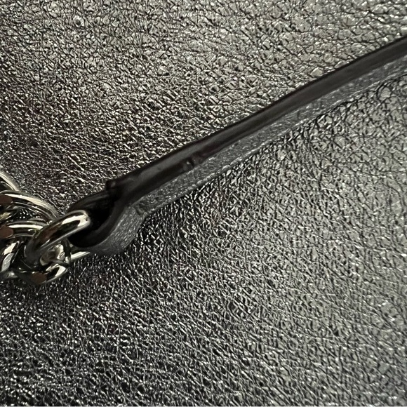 Michael Kors LT Pewter LG Dome Crossbody Leather Bag - Picture 13 of 14